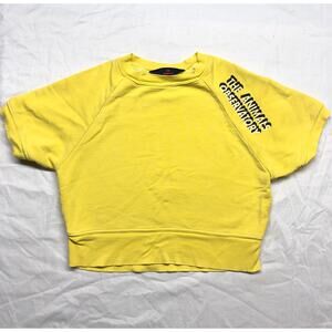 THE ANIMALS OBSERVATORY GIRLS YELLOW SWEATSHIRT SIZE 6